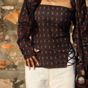 ZAALIMA - Corset Back Micro Kurti