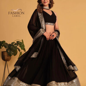 Kalavati’s Black Lehenga Choli