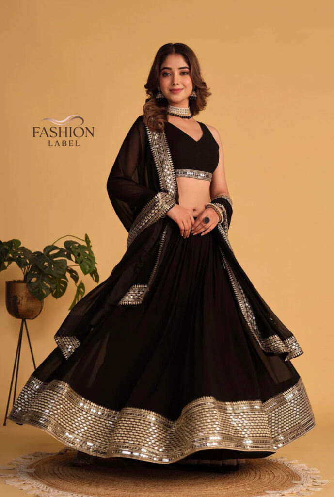 Kalavati’s Black Lehenga Choli