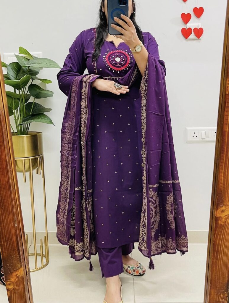 Premium Ethnic Cotton suit....