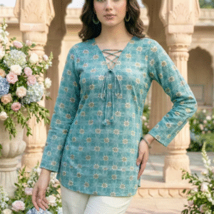 VAYU | PRINTED SHORT KURTI